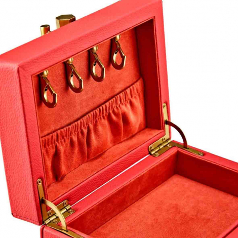 Bote  Bijoux Wolf 1834 - Marla Aaron Baby Everything Box - Red