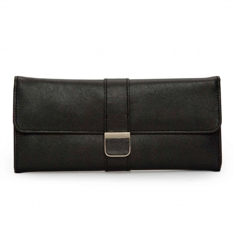 Bote  Bijoux Wolf 1834 - Palermo Jewelry Roll- Noir
