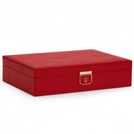Bote  Bijoux Wolf 1834 - Palermo Medium Jewelry Box- Rouge