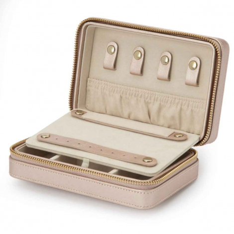 Bote  Bijoux Wolf 1834 - Palermo Zip Case- Rose Gold