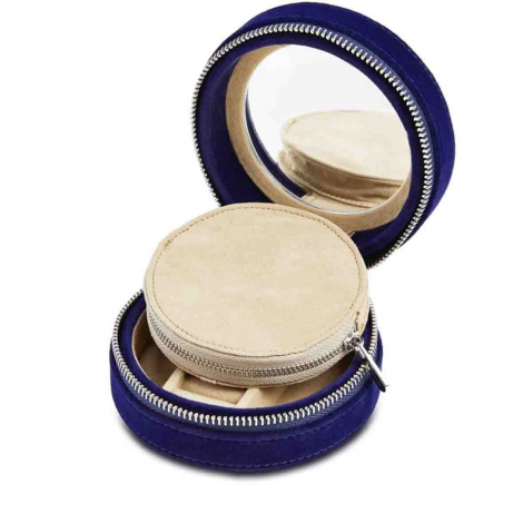 Bote  Bijoux Wolf 1834 - Royal Asscher Round Jewellery Zip Case - Blue