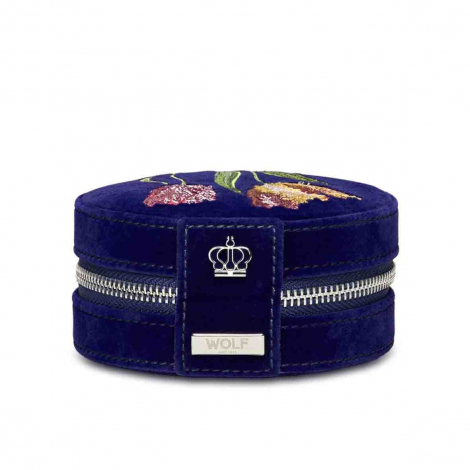 Bote  Bijoux Wolf 1834 - Royal Asscher Round Jewellery Zip Case - Blue