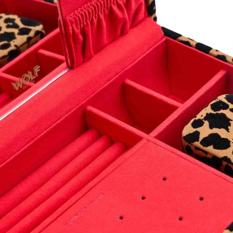 Bo�te � Bijoux Wolf 1834 - Savanna Leopard Print Medium Jewelry Box - 