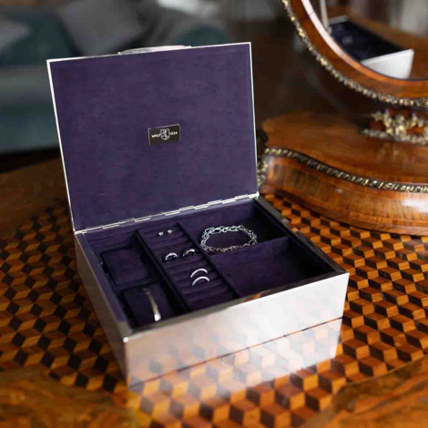 Bote  Bijoux Wolf 1834 - Silver Watch Jewellery and Legacy Box 