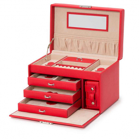 Bote  Bijoux Wolf 1834 - Small Jewellery Box - Rouge