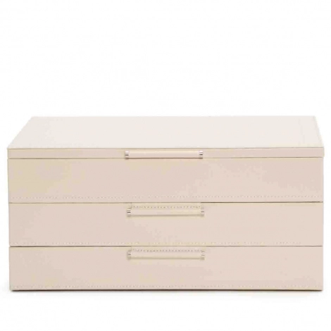 Bote  Bijoux Wolf 1834 - Sophia Jewellery Box/Drawers- Ivoire
