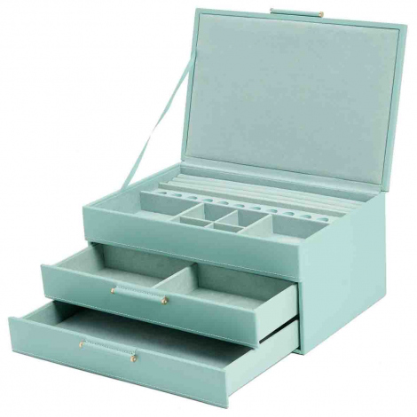 Bote  Bijoux Wolf 1834 - Sophia Jewellery Box/Drawers- Jade