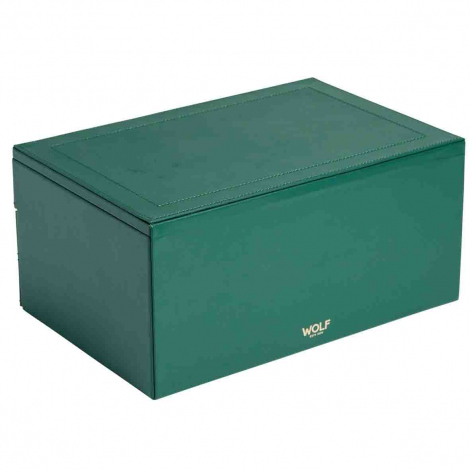 Bote  Bijoux Wolf 1834 - Sophia Jewellery Box/Drawers- Vert Fort