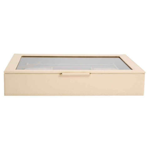 Bote  Bijoux Wolf 1834 - Sophia Jewelry Box w/ Window- Ivoire