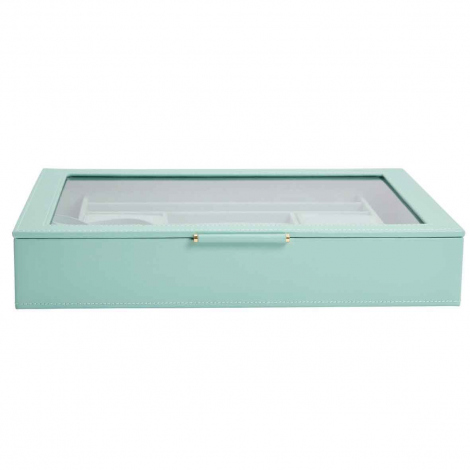 Bote  Bijoux Wolf 1834 - Sophia Jewelry Box w/ Window- Jade