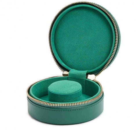 Bote  Bijoux Wolf 1834 - Sophia Round Zio Case - Vert Fort