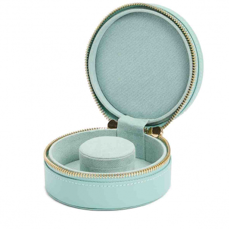 Bote  Bijoux Wolf 1834 - SOPHIA ROUND ZIP CASE - Jade