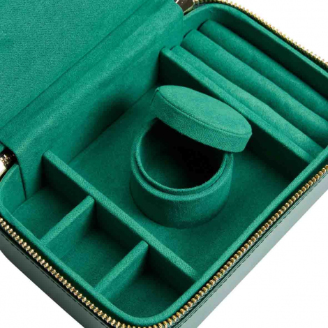 Bote  Bijoux Wolf 1834 - Sophia Travel Zip Case - Vert Fort