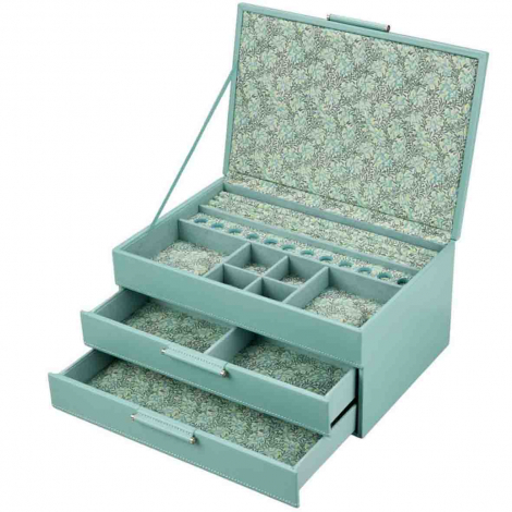 Bo�te � Bijoux Wolf 1834 - WOLF x Fiona Howard Sophia Jewellery Box - Jade