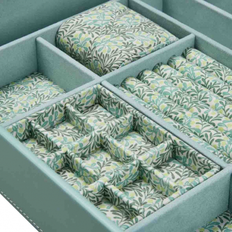 Bo�te � Bijoux Wolf 1834 - WOLF x Fiona Howard Sophia Jewellery Box Window - Jade
