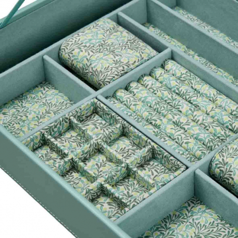 Bo�te � Bijoux Wolf 1834 - WOLF x Fiona Howard Sophia Jewellery Box Window - Jade