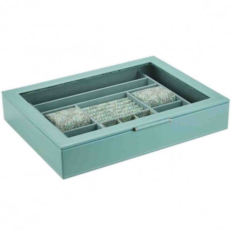 Bo�te � Bijoux Wolf 1834 - WOLF x Fiona Howard Sophia Jewellery Box Window - Jade
