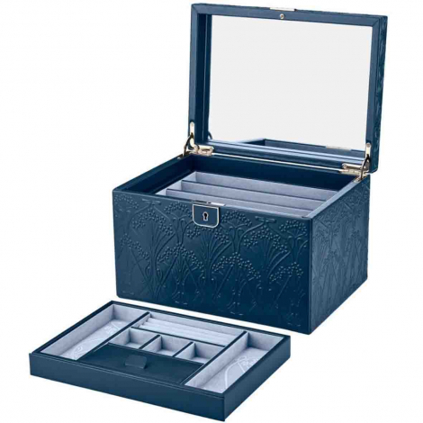 Bo�te � Bijoux Wolf 1834 - Wolf X Liberty large Jewelry Box - bleu