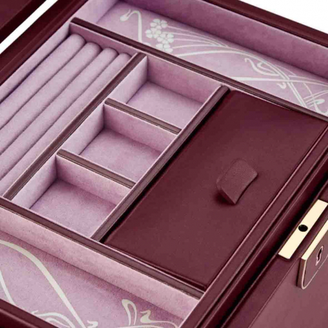 Bo�te � Bijoux Wolf 1834 - Wolf X Liberty large Jewelry Box - Bordeau