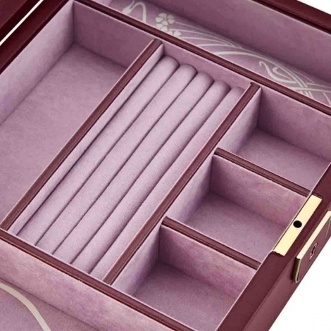 Bo�te � Bijoux Wolf 1834 - Wolf X Liberty medium Jewelry Box - Bordeau