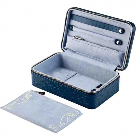 Bo�te � Bijoux Wolf 1834 - Wolf X Liberty medium Jewelry Zip Case - Bleu