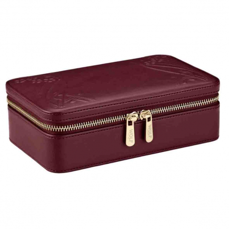 Bo�te � Bijoux Wolf 1834 - Wolf X Liberty medium Jewelry Zip Case - Bordeau