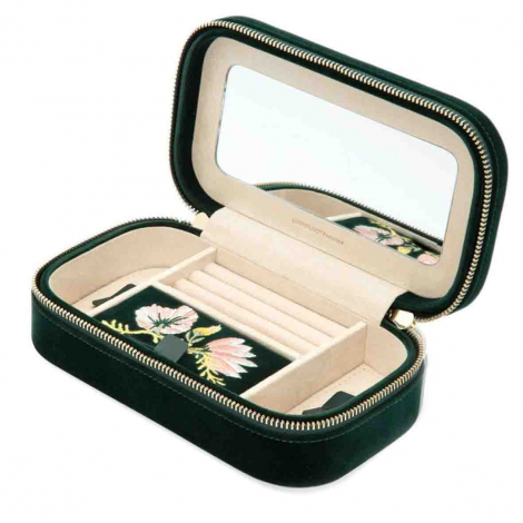 Bote  Bijoux Wolf 1834 - Zoe Travel Zip Case - Forest Green