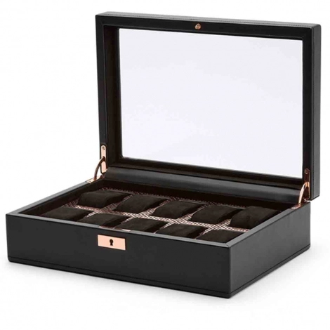 Boite Montre Wolf 1834 - Axis 10 Pcs Watch Box - Copper