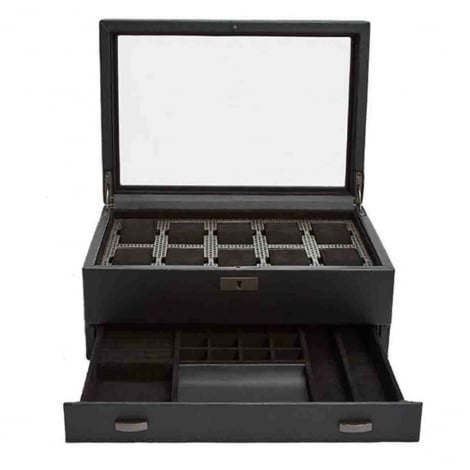 Boite Montre Wolf 1834 - Axis 10 Pcs Watch Box - Powder