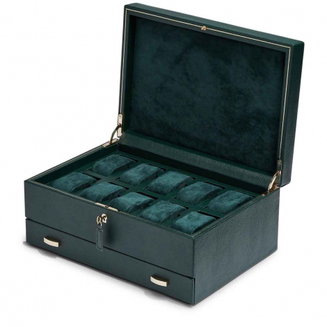 Bote Montre Wolf 1834 - British Racing 10 Pcs Watch Box with Storage