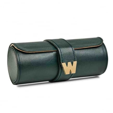 Boite Montre Wolf 1834 - Cassandra Watch & Jewellery Roll - Green