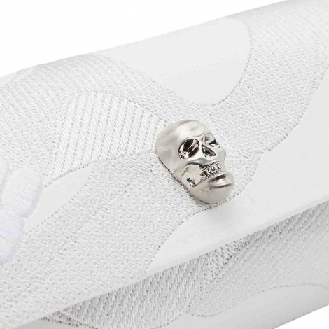 Boite Montre Wolf 1834 - Memento Mori Triple Watch Roll - Blanc