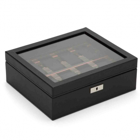 Boite Montre Wolf 1834 - Roadster 8 Piece Watch Box - Noir