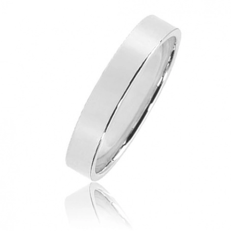 Bonheur en platine large de 3.5 mm 