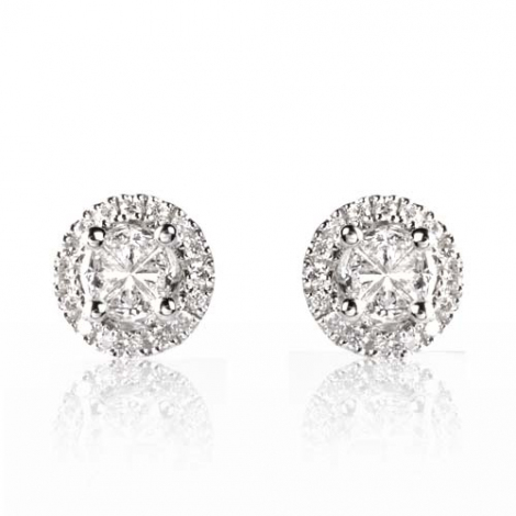 Boucle d'oreille diamants 0.58 ct -Gaelle - 49546/A