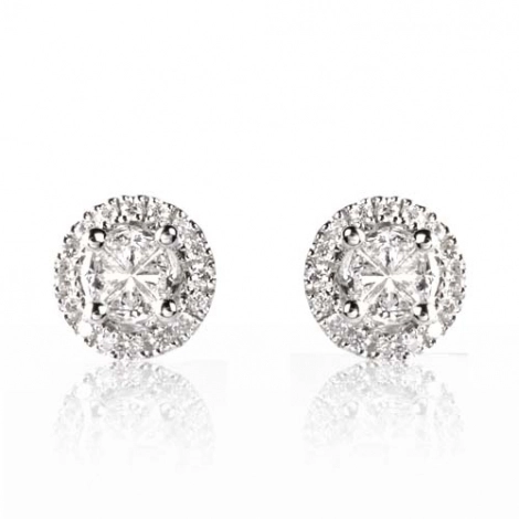 Boucle d'oreille diamants