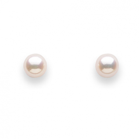 Boucle d'oreille perle de culture - 6.5-7 mm-Alexia- A16570B