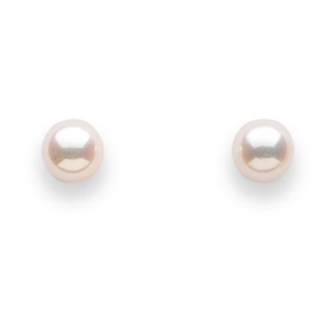 Boucle d'oreille perle de culture - 7.5-8 mm-Maelys- A17580B