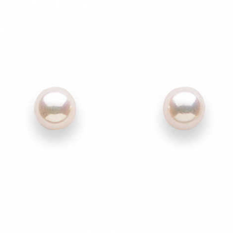 Boucle d'oreille perle de culture - 7-7.5 mm-Milena- A17075B