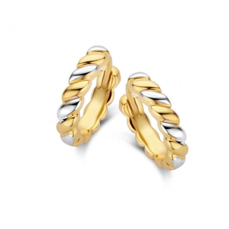 Boucles d'oreilles Argent bicolore -  Naiomy