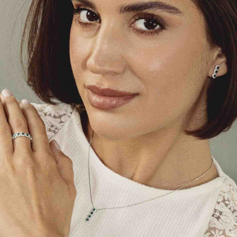 Boucles d'oreilles argent - Oxydes - Naiomy
