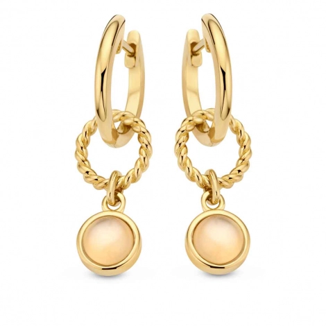 Boucles d'oreilles Argent plaqu or  - Naiomy