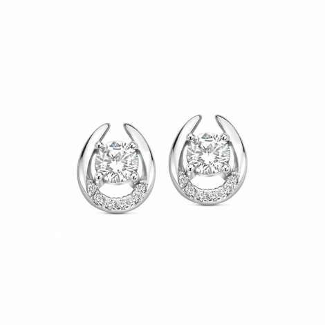 Boucles d'oreilles argent serti d'oxydes - Naiomy