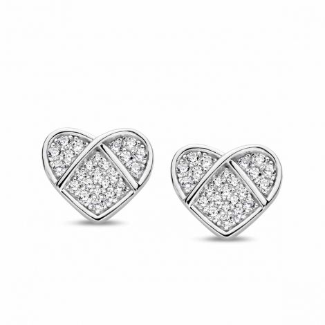 Boucles d'oreilles argent serti d'oxydes - Naiomy