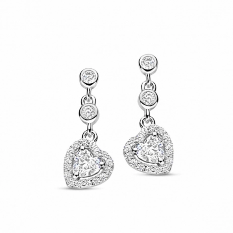 Boucles d'oreilles argent serti d'oxydes - Naiomy