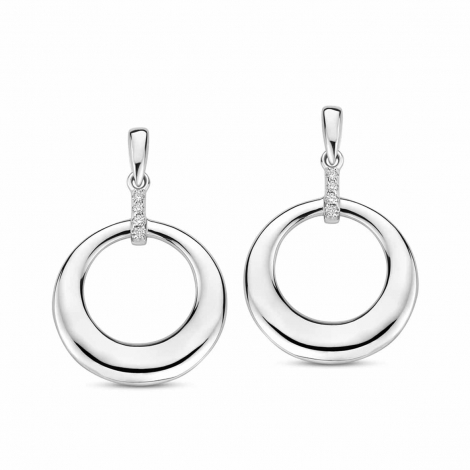 Boucles d'oreilles argent serties d' Oxydes - Naiomy  combiner