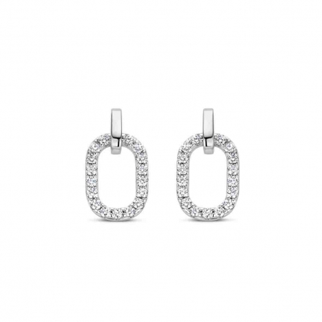 Boucles d'oreilles argent serties d'oxydes - Naiomy  combiner