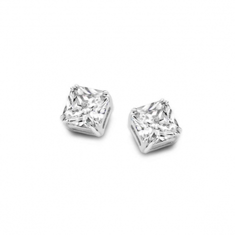 Boucles d'oreilles Argent serties de Zirconium - Naiomy