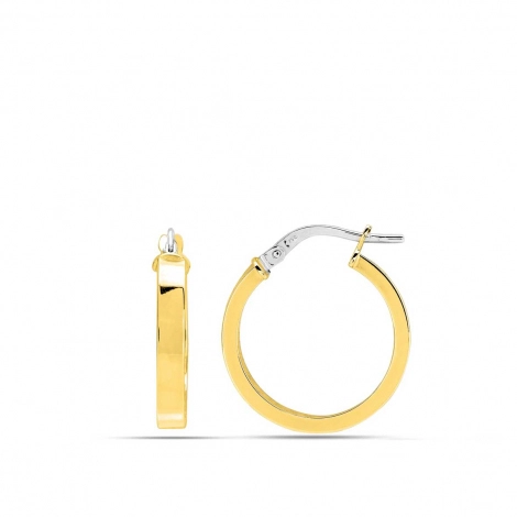 Boucles d'oreilles croles 15 mm rectangle 3 mm