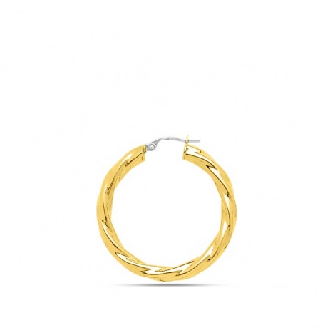 Boucles d'oreilles croles 25 mm - Fil 4 mm